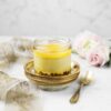 Dekorerad Mango Cheesecake